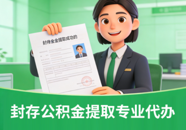 榆林封存公积金代办提取